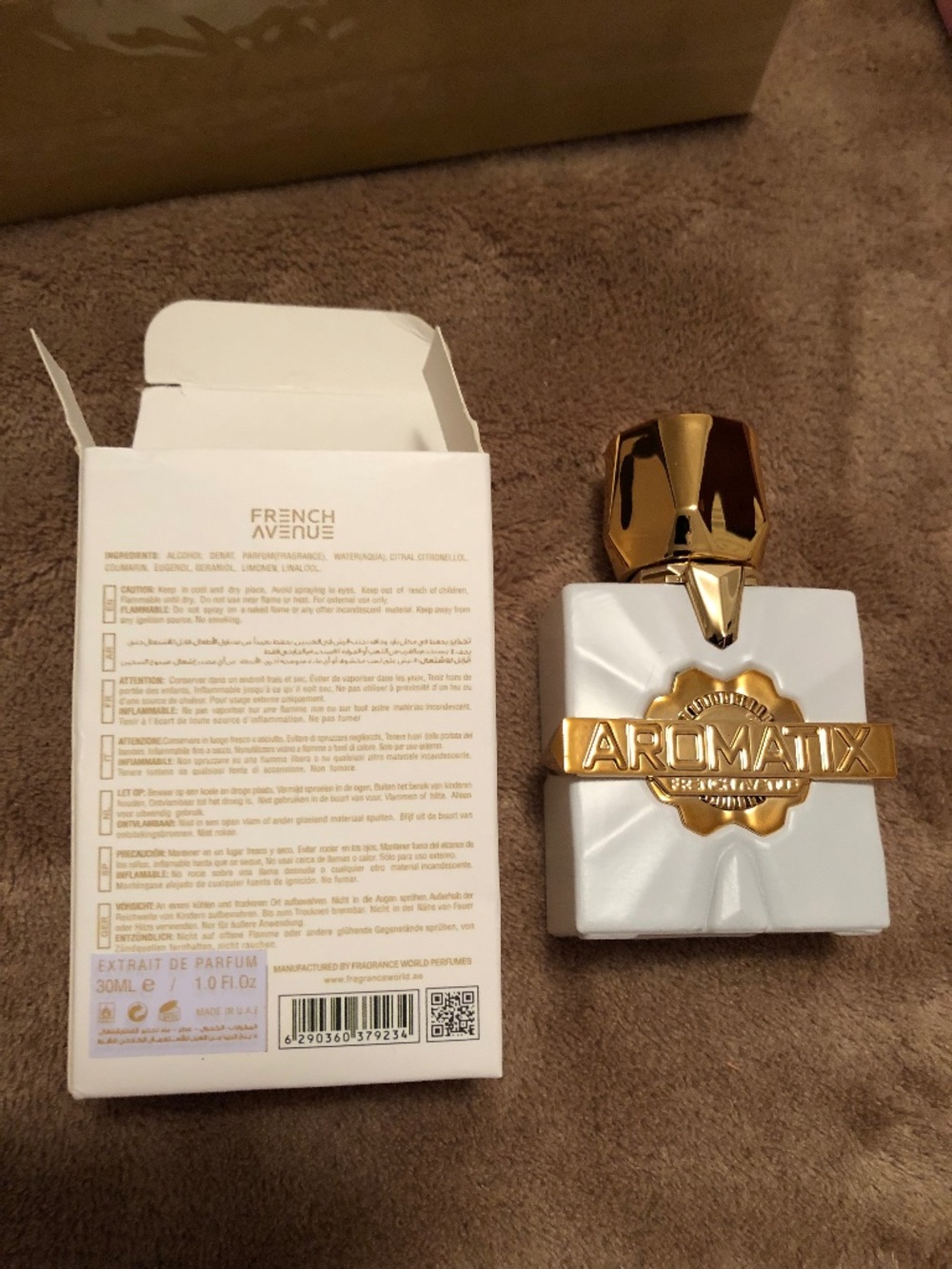 $49 platine blanc aromatix French avenue 1oz